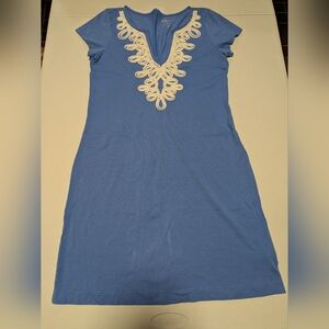 Lilly Pulitzer Brewster Dress in Blue Haven Size M READ DESCRIPTION